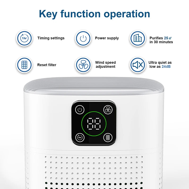 HY1800 Pro Air Purifier for Home